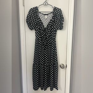 Polka dot dress, size Large